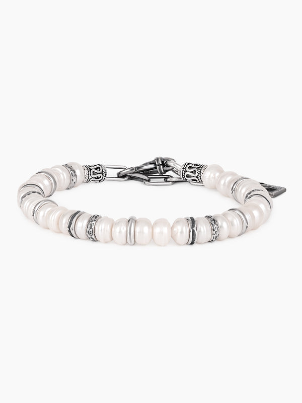 Natural pearl Bracelet Sterling Silver 925 Israel Pnina