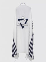 Tallit Magen David Bicolor White & Blue