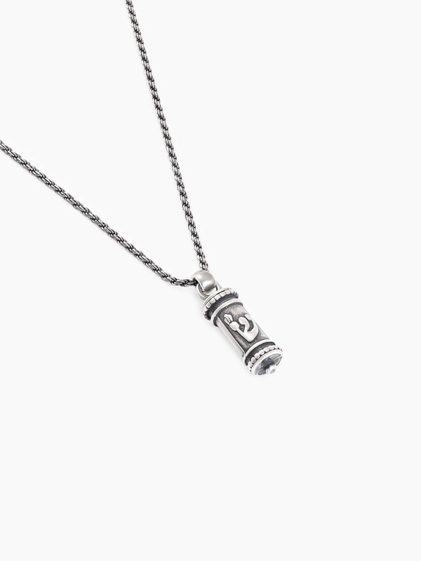 Saba Petek Necklace Sterling Silver 925 Israel Breslov