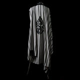 Shema Israel Tallit Black Gray | Luxury Prayer Shawl