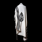 Shema Israel Tallit Black | Luxury Prayer Shawl