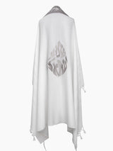 Shema Israel Tallit Gray | Luxury Prayer Shawl