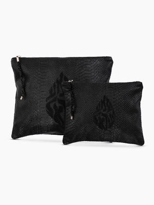 Shema Israel Tallit Tefilin Bag Set Croco Leather Israel