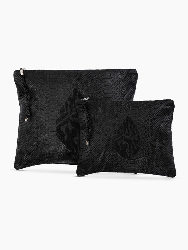 Shema Israel Tallit Tefilin Bag Set Croco Leather Israel