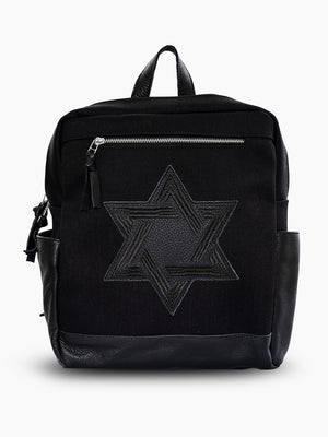 Star of David Backpack Canvas Israel Jewish Magen David