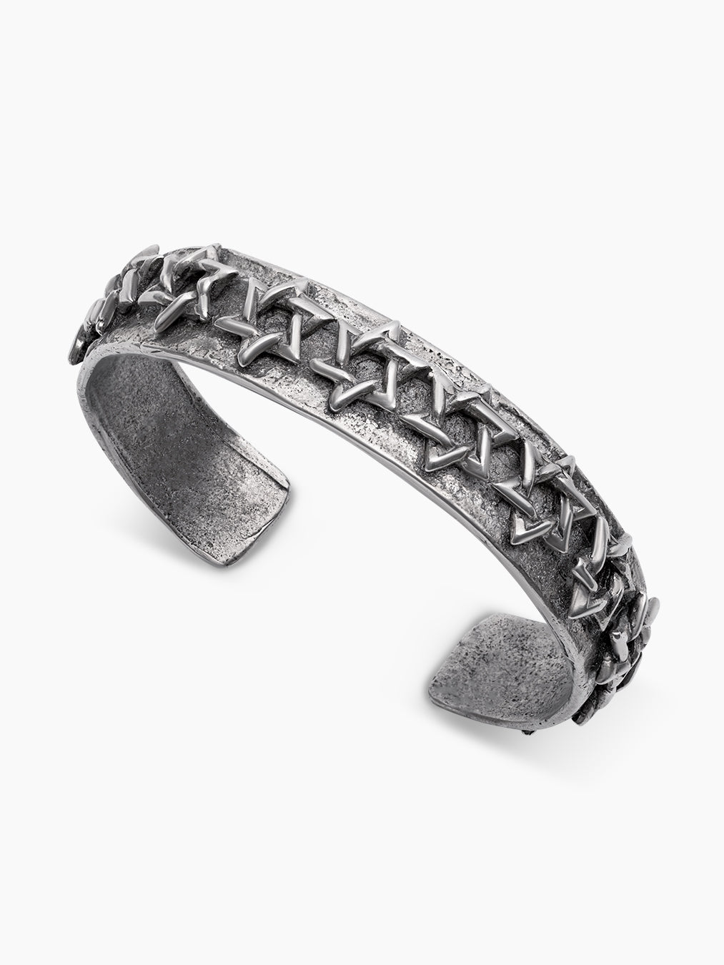 Star of David bangle cuff Bracelet Sterling Silver 925 Israel Jewish