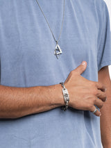 Star of David Chain Silver Bracelet Noam
