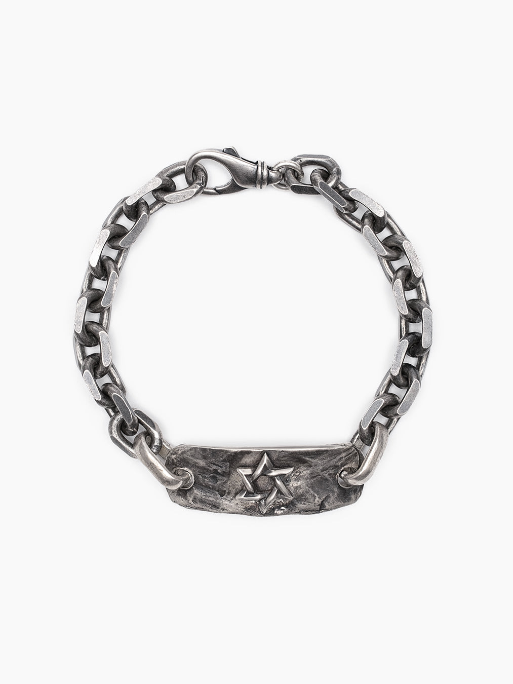 Star of David Chain Silver Bracelet Noam