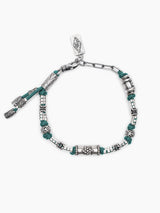 Star of David cord Bracelet Sterling Silver 925 Israel Jacob