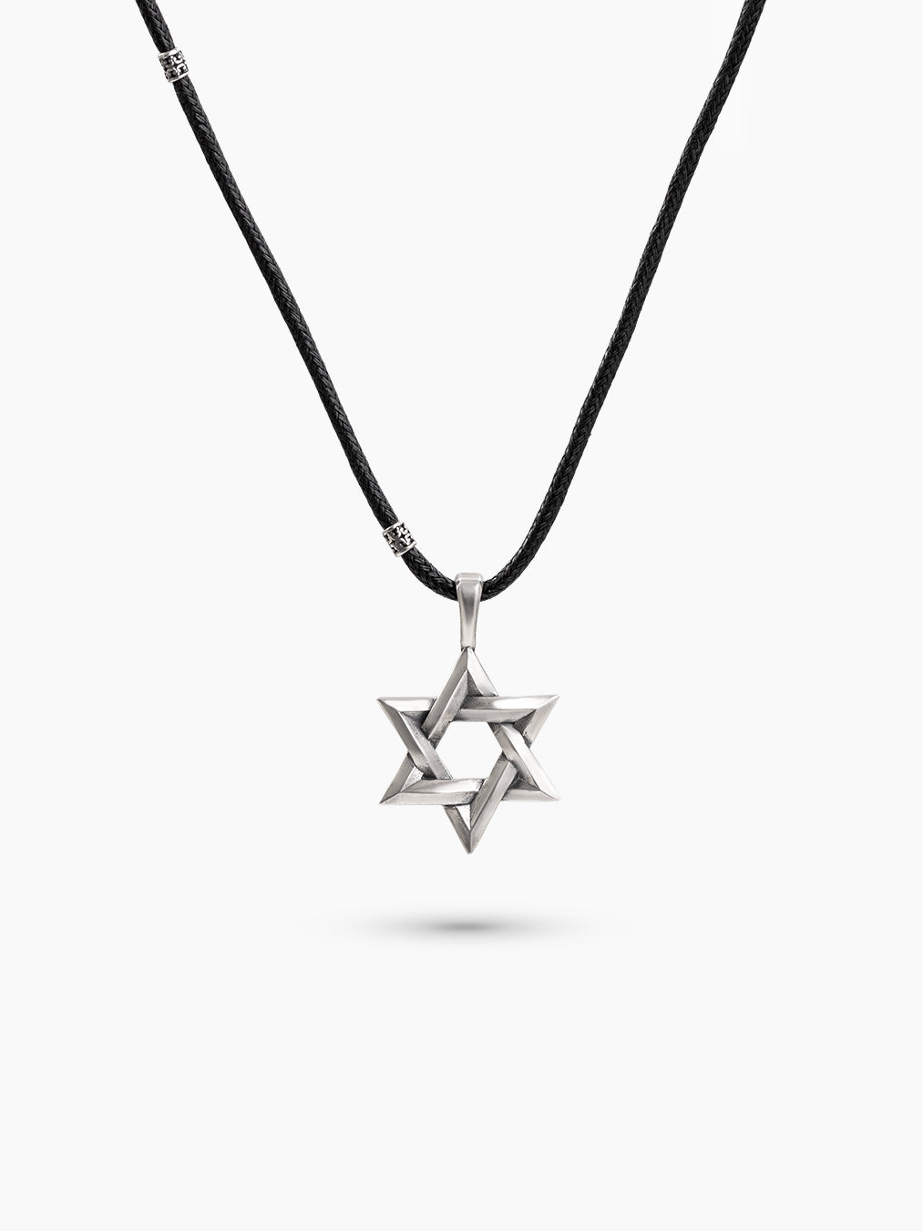 Star of David Necklace Black Cord – Ilai | Kameart