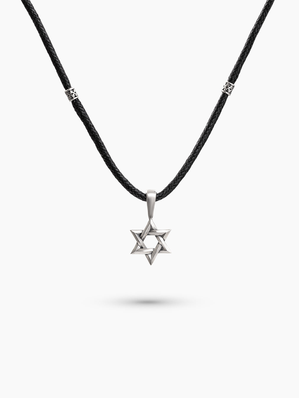 Star of David Necklace Black Cord – Ilai | Kameart