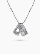 Star of David Necklace Silver 925 Black Diamond – Shlomo | Kameart