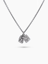 Star of David Necklace Silver 925 Hebrew Letter – Aley | Kameart