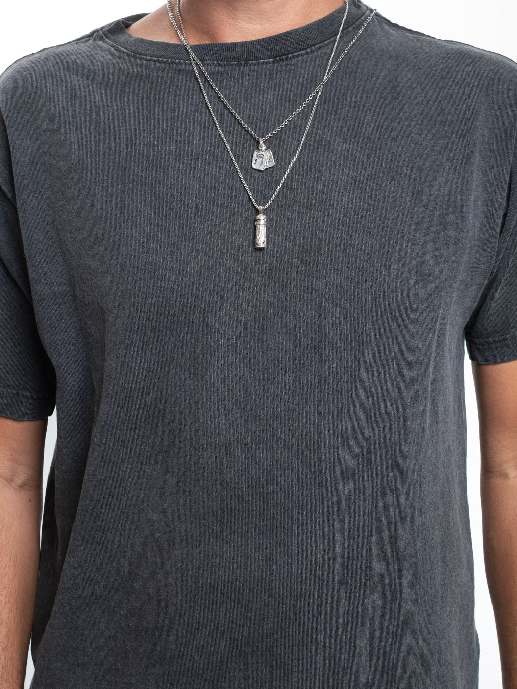 Star of David Necklace Silver 925 Hebrew Letter – Aley | Kameart