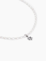 Star of David Necklace Silver 925 Pearl – Ilai White & Blue | Kameart