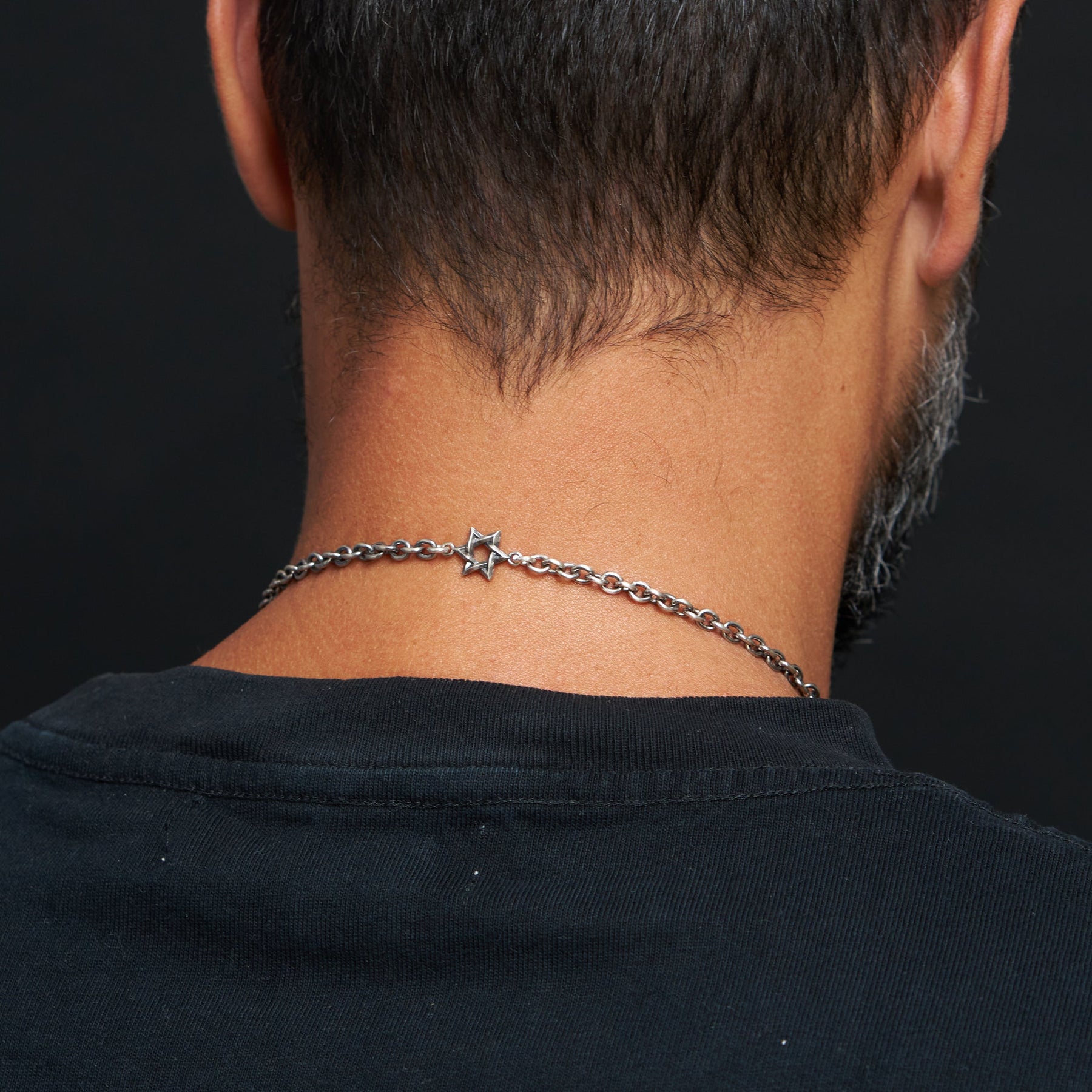 Star of David Necklace Silver 925 Rainbow Diamond – Ilai | Kameart