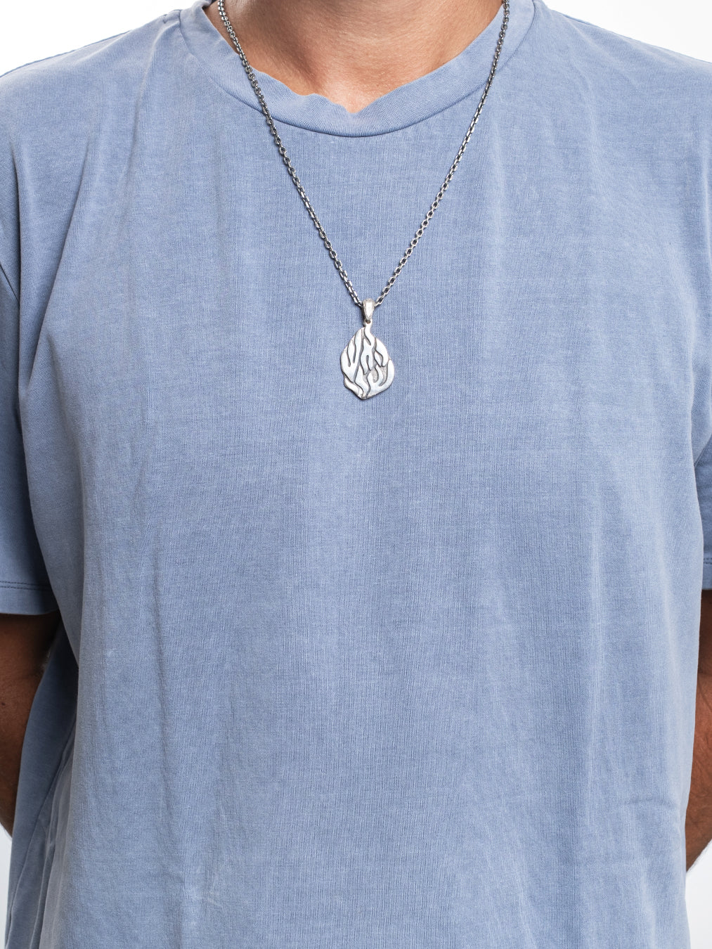 Star of David Necklace Silver 925 Sapphire Diamond