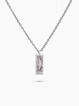 Star of David Necklace Silver 925 White Diamond – Asher | Kameart