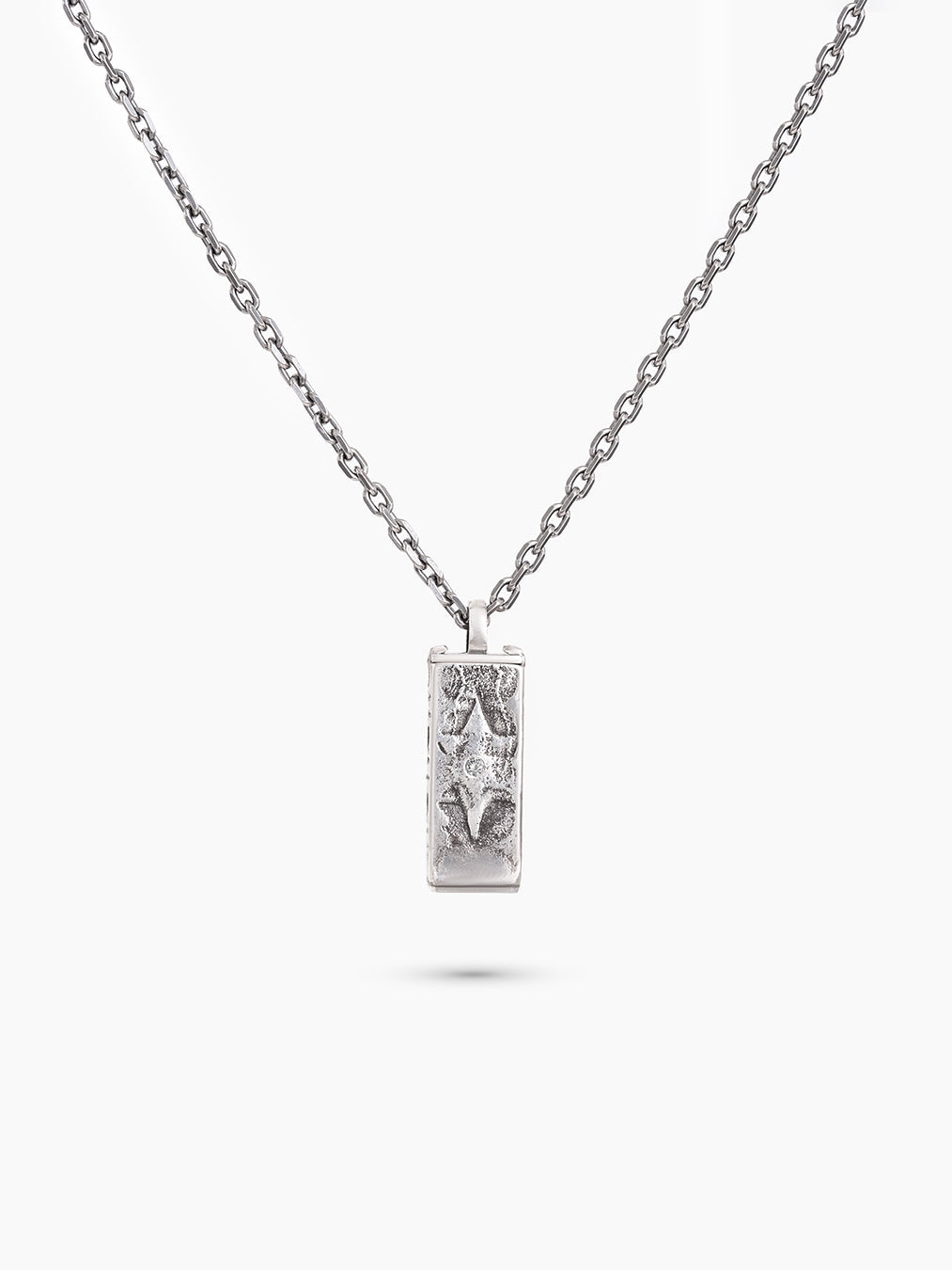 Star of David Necklace Silver 925 White Diamond – Asher | Kameart