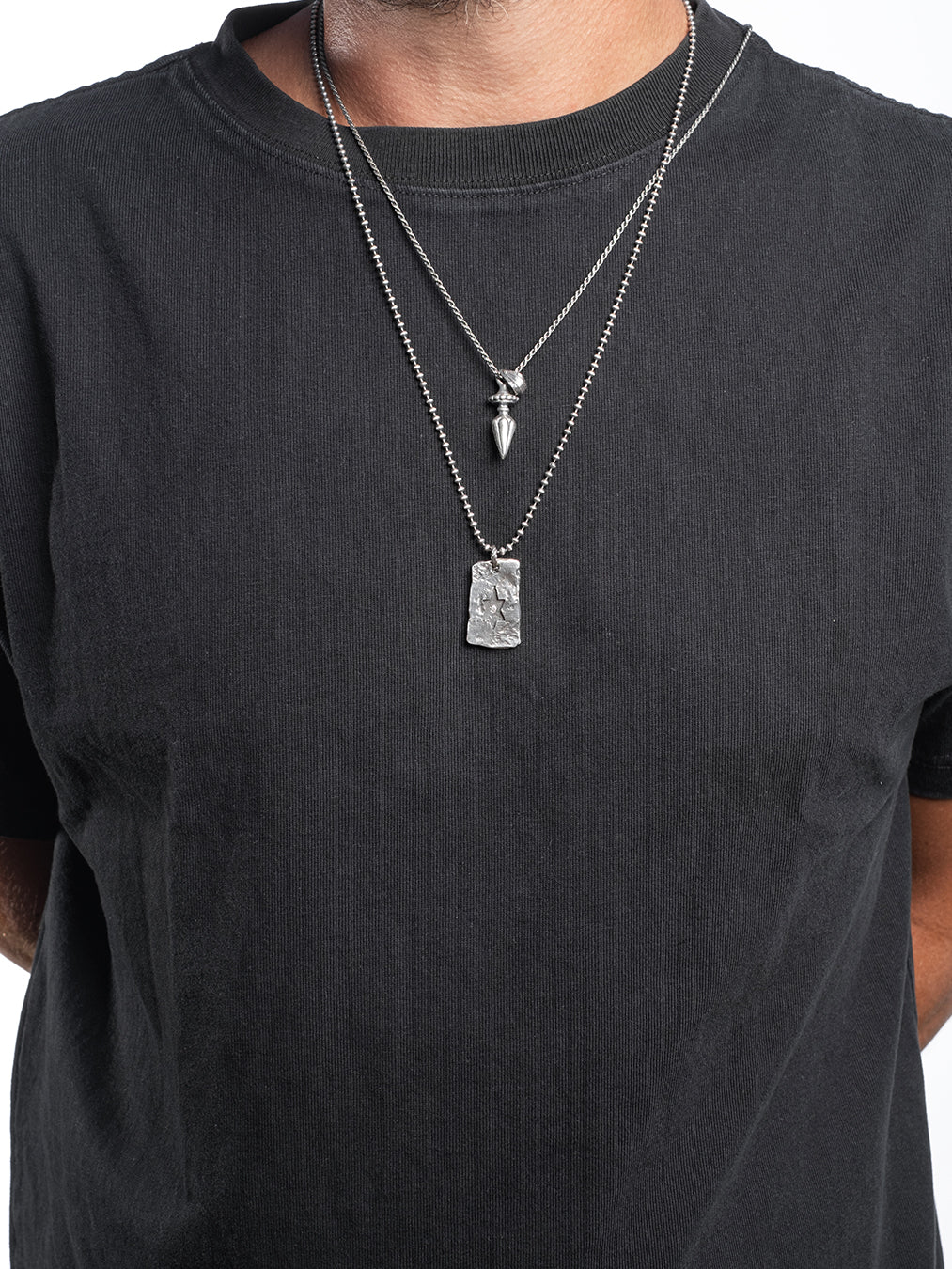 Star of David Necklace Silver 925 White Diamond – Shlomo | Kameart