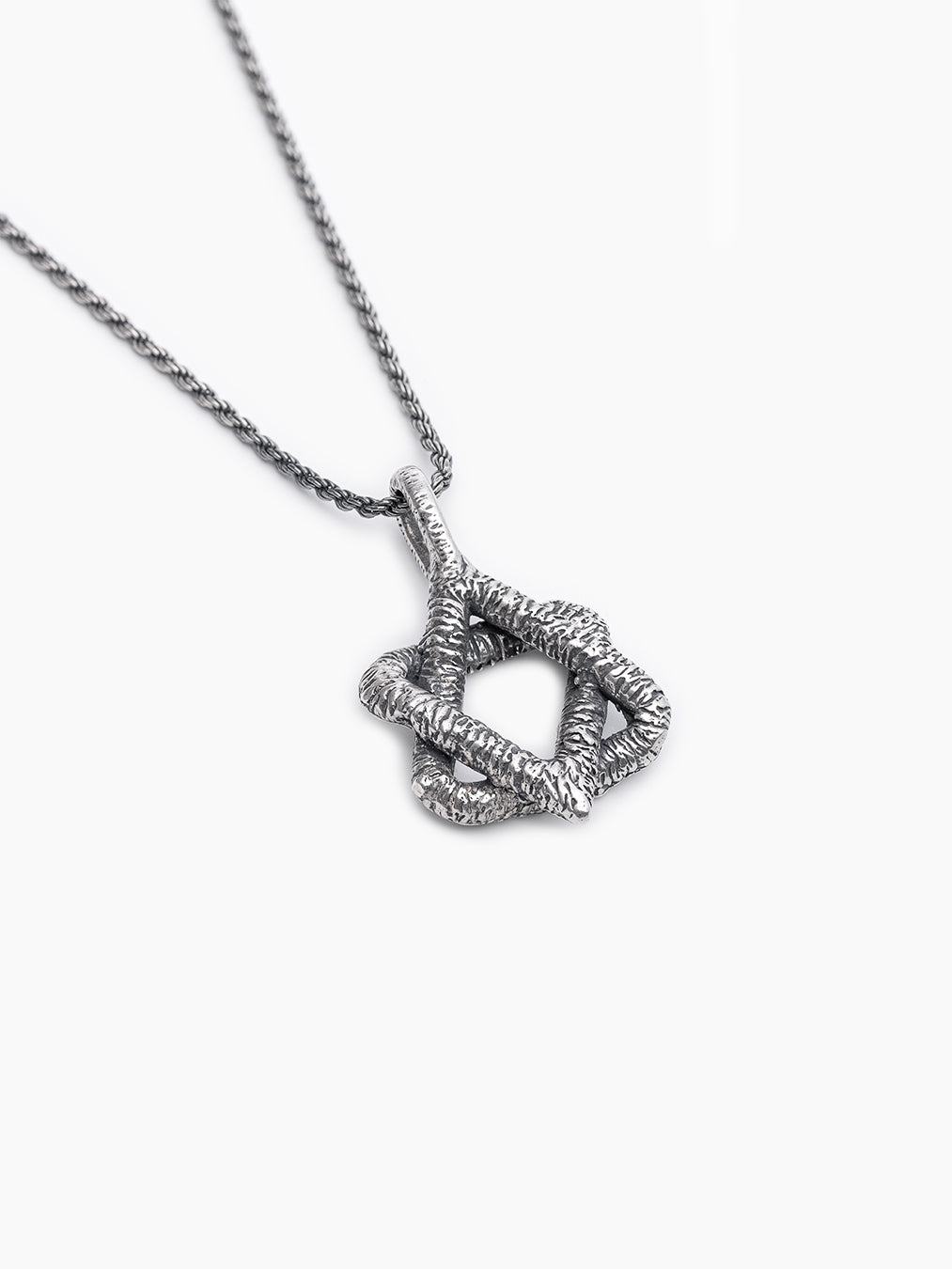Star of David Necklace Sterling Silver 925 Sapphire – Sapir | Kameart