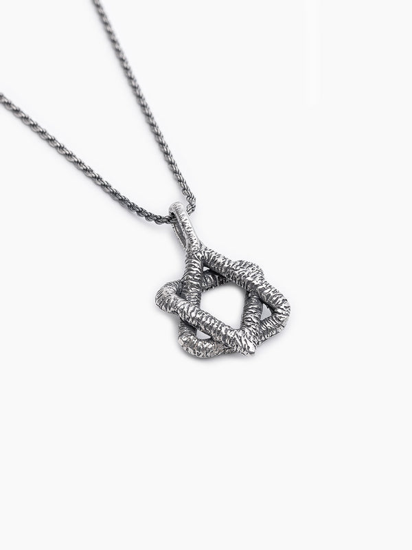 Star of David Necklace Sterling Silver 925 Sapphire – Sapir | Kameart