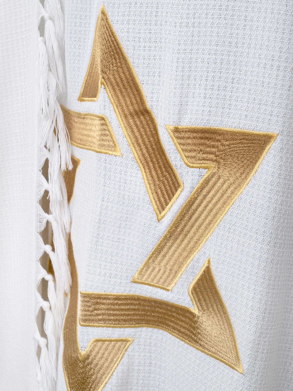 Star of David Prestige Tallit Gold | Luxury Prayer Shawl