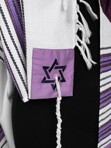 Star of David Prestige Tallit Purple | Luxury Prayer Shawl