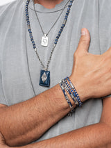 Star of David Ring Silver 925 Diamond Sapphire Samson