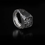 Star of David Ring Sterling Silver 925 Diamond Samson
