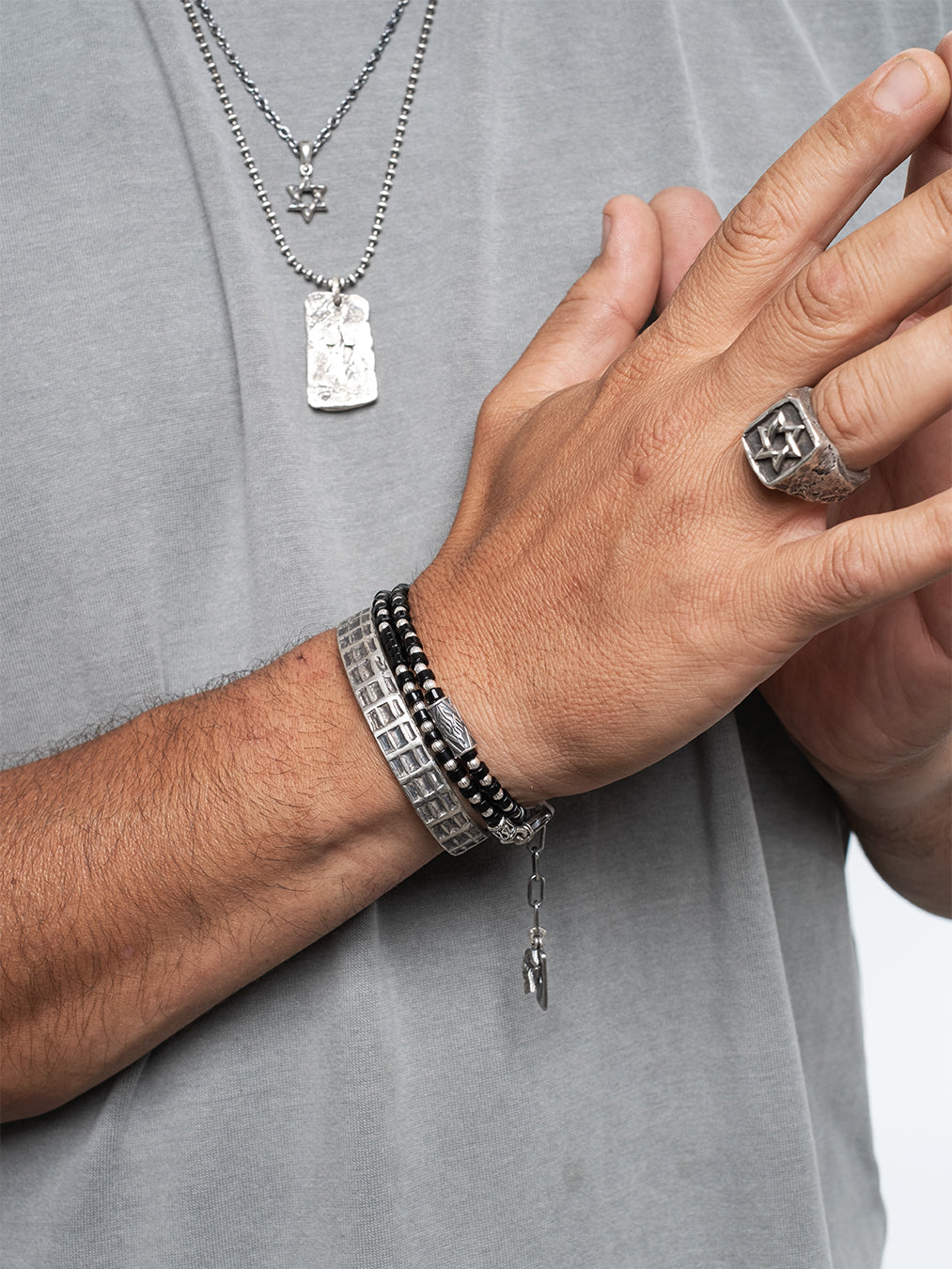 Star of David Ring Sterling Silver 925 Israel Samson