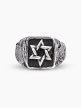 Star of David Ring Sterling Silver 925 Israel Samson