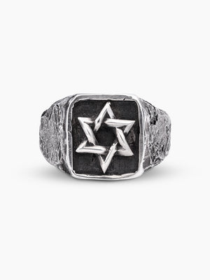 Star of David Ring Sterling Silver 925 Israel Samson