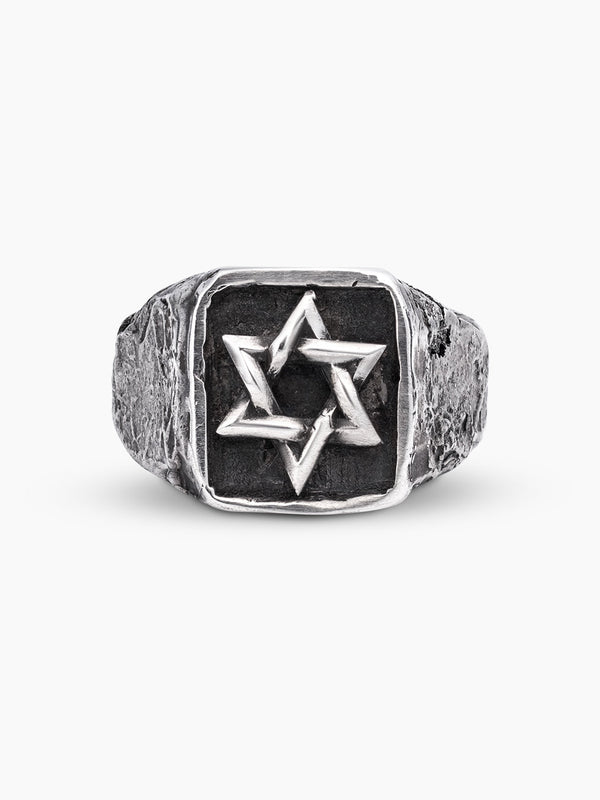 Star of David Ring Sterling Silver 925 Israel Samson