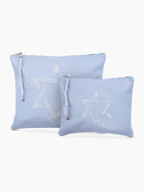 Star of David Tallit Bag Sky Blue – Tefillin Bag Set Israel