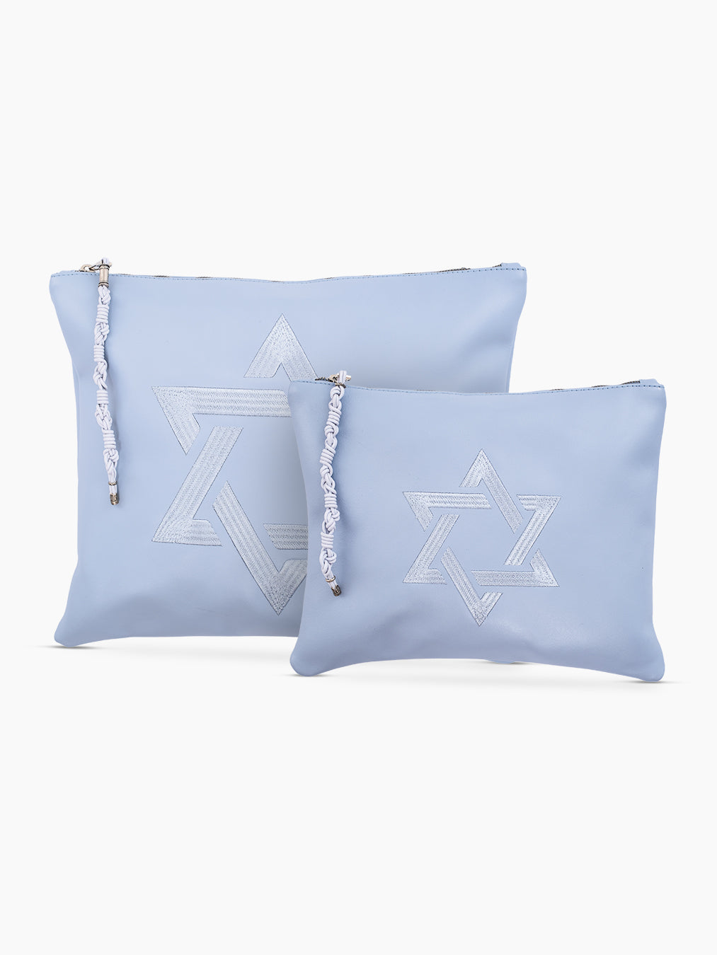 Star of David Tallit Bag Sky Blue – Tefillin Bag Set Israel