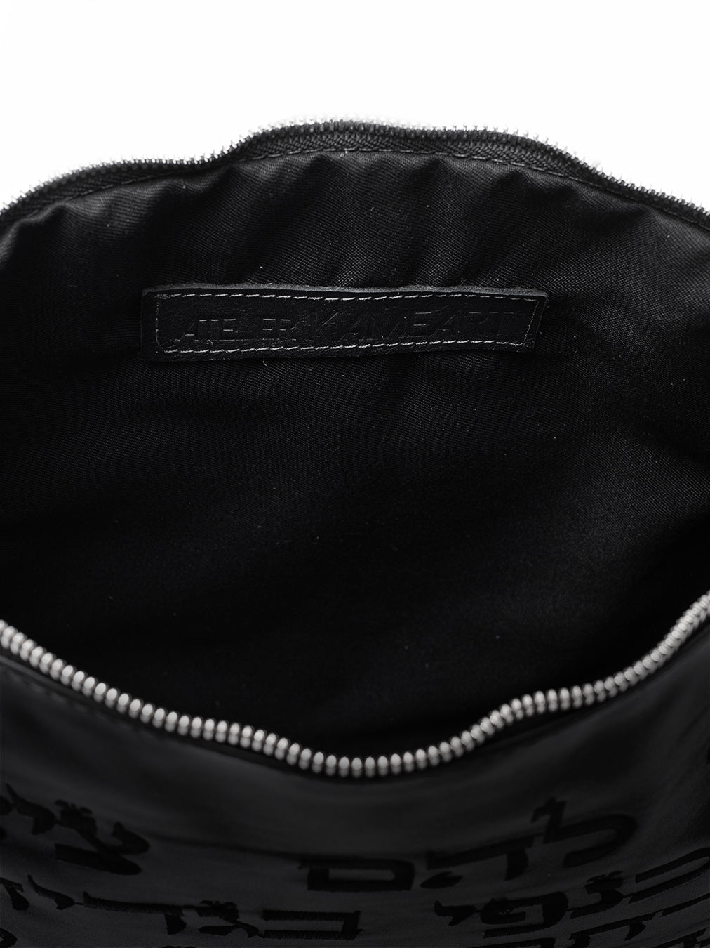 Star of David Tallit Tefilin Bag Set Black Leather