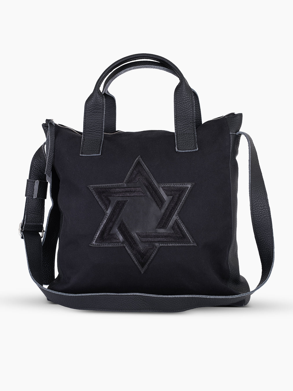 Star of David Tote Bag Canvas Israel Jewish Magen