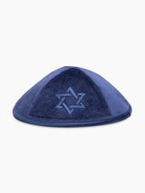 Star of David Velvet Kippah Magen David Israel Judaica