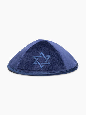 Star of David Velvet Kippah Magen David Israel Judaica