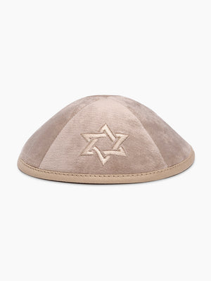 Star of David Velvet Kippah Magen David Israel Judaica
