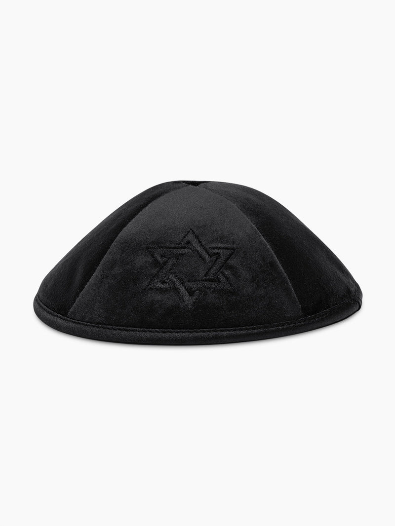 Star of David Velvet Kippah Magen David Israel Judaica
