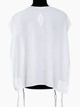 Talit Tzitzit Katan White Cotton 100% kosher Israel