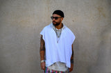 Talit Tzitzit Katan White Cotton 100% kosher Israel