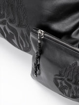 Tallit Bag Shema Israel Black Leather Set | Kameart