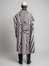 Tallit Star Of David Brown | Luxury Jewish Prayer Shawl