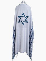 Tallit Star Of David Royal Blue | Luxury Jewish Prayer Shawl