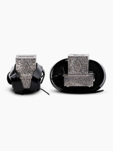 Tefilin Box Silver Brushed Finish Made in Israel Luxury Judaica
