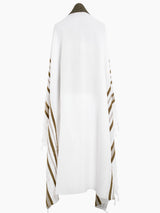 Traditional Tallit Olive Green | Luxury Modern Jewish Prayer Shawl | Bar Mitzvah & Wedding