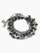 Triple Chain Bracelet Sterling Silver 925 Made in Israel